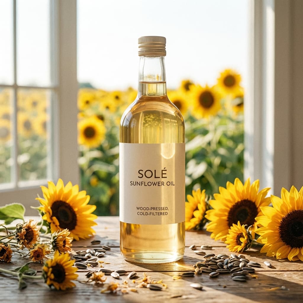 Wood Pressed Sunflower Oil